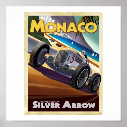 DMoore Silver Arrow Poster (Voorkant)