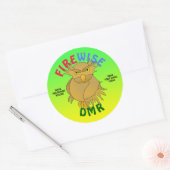 DMR. Firewise Owl stickers & meer (groen) (Envelop)