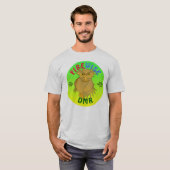 DMR. Firewise Owl T-shirt (groene achtergrond) (Voorkant volledig)