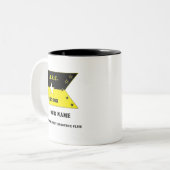 DMRC Coffee Cup Tweekleurige Koffiemok (Voorkant links)