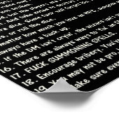 DM's Rules Explicit Dungeons Dragons Poster (Hoek)