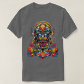 DMT Art Psychedelic Spaceman 4 T-shirt (Design voorkant)