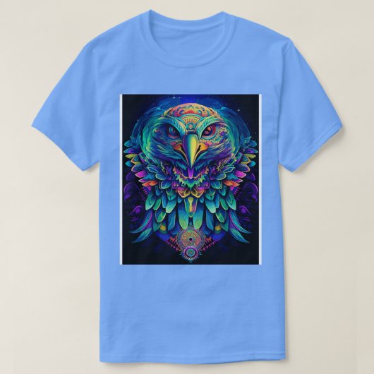 DMT Art Shamanic Eagle 5 T-shirt (Design voorkant)