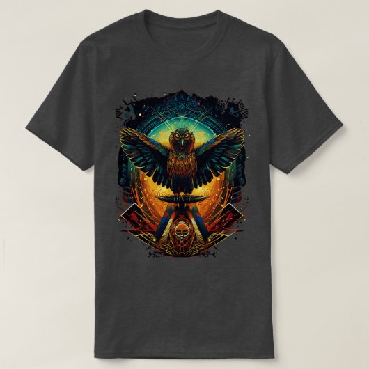 DMT Art Shamanic Eagle T-shirt (Design voorkant)