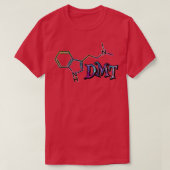 DMT het gedistilleerde molecuul T-shirt (Design voorkant)