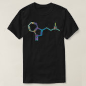 DMT Molecule voor Psychedelic Art Lovers T-shirt (Design voorkant)