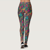 DMT Psychedelische Leggings [Mijn textuur wissen] (Achterkant)