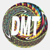 DMT RONDE STICKER (Voorkant)