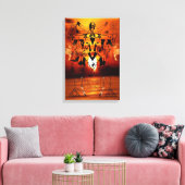 DMT SPIRITUELE GRAFFITI-CANVAS-ILLUMINATIE CANVAS AFDRUK (Insitu (Woonkamer))