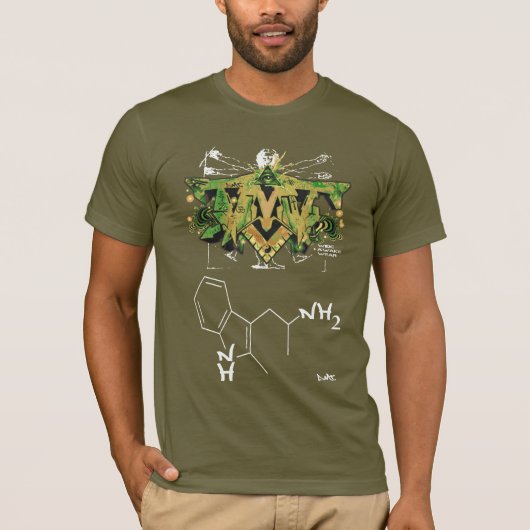 DMT-STRUCTUUR - DMT SPIRITUEEL GRAFFITI T-SHIRT (Voorkant)