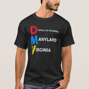 DMV (alias DC Maryland, Virginia) T-shirt