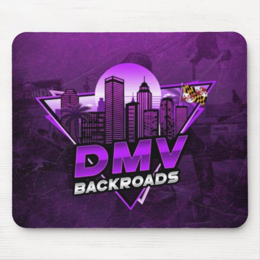 DMV Backroads Background Mouse Pad Muismat (Voorkant)