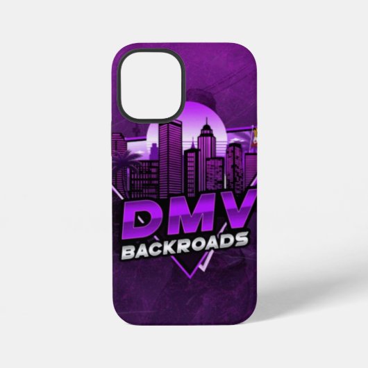 DMV Backroads Background Phone Case iPhone Hoesje (Achterkant)