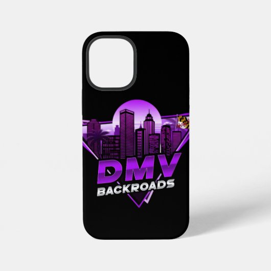 DMV Backroads Logo Phonehoesje iPhone Hoesje (Achterkant)
