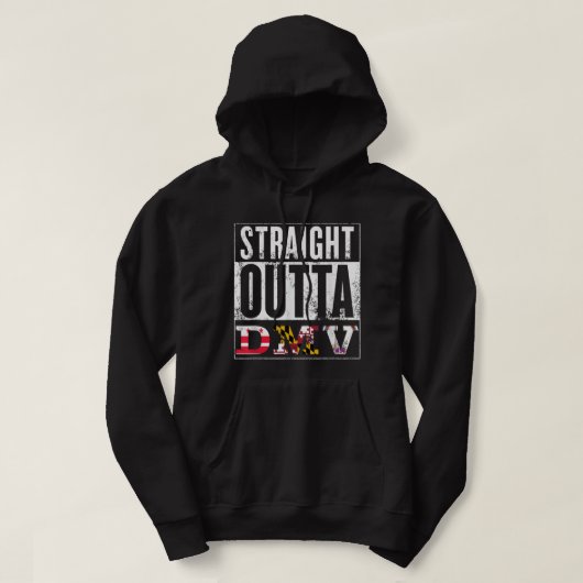DMV - D.C., Maryland, Virginia - Souvenir Hoodie (Design voorkant)