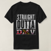 DMV - D.C., Maryland, Virginia - Souvenir T-shirt (Design voorkant)