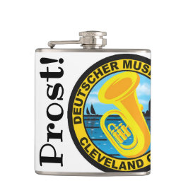 DMV Festive 6oz Flask Heupfles
