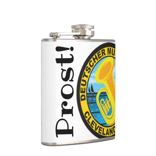 DMV Festive 6oz Flask Heupfles (Rechts)