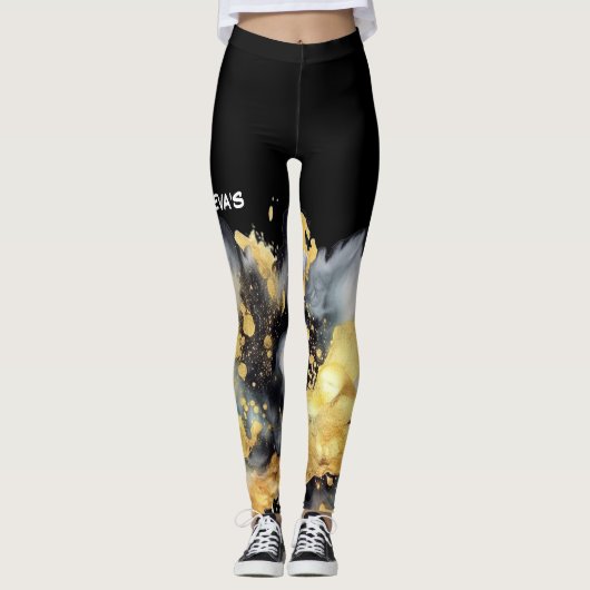 DMV GOLD LEGGINS LEGGINGS (Voorkant)