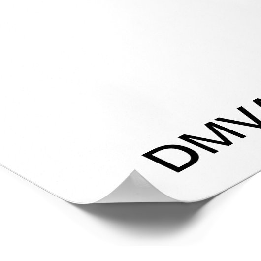 DMVA1 Honor Guard Facing Movements Poster (Hoek)