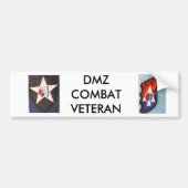 DMZ COMBAT VETERAN BUMPERSTICKER (Voorkant)