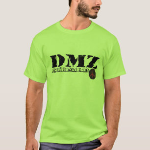 DMZ Gebied gedemilitariseerd zonder oorlog op gron T-shirt