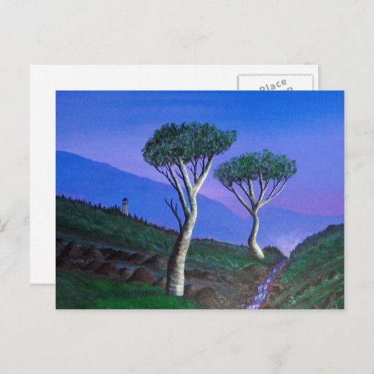 DMZ Korea Militaire Watchtower Stream bergen Briefkaart (Voorkant / Achterkant)