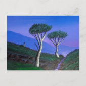 DMZ Korea Militaire Watchtower Stream bergen Briefkaart (Voorkant)