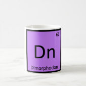 Dn - Dimorphodon Dinosaur Chemie Symbool Koffiemok (Center)