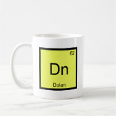 Dn - Dolan Chemie Elementsymbool Meme T-Shirt Koffiemok (Links)