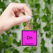 Dn - Donatello Grappig Chemie Element Symbool T-sh Sleutelhanger (Hand)