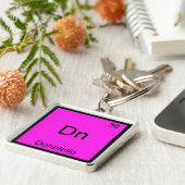 Dn - Donatello Grappig Chemie Element Symbool T-sh Sleutelhanger (Zijkant)