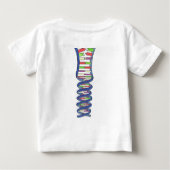 DNA-afbraak - Baby T-shirt (Achterkant)