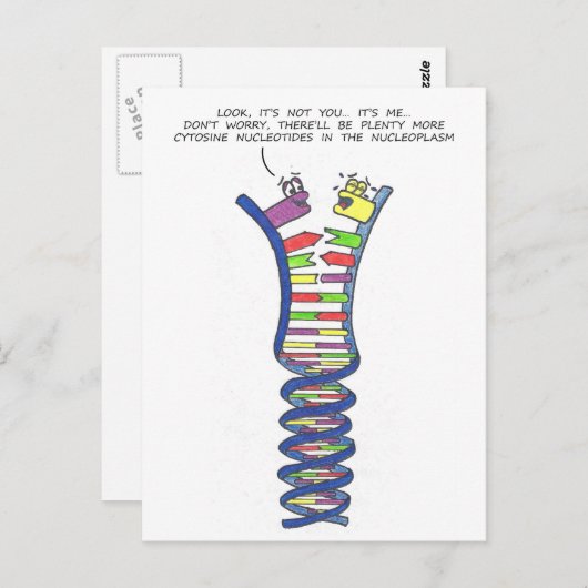 DNA-afbraak - Briefkaart 2 (Voorkant / Achterkant)