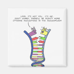 DNA-afbraak - Fridge Magnet