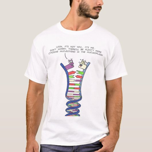 DNA-afbraak - Mannen T-Shirt (Voorkant)
