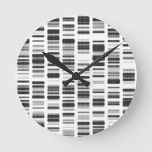 DNA-afdrukken - Ronde Klok (Voorkant)