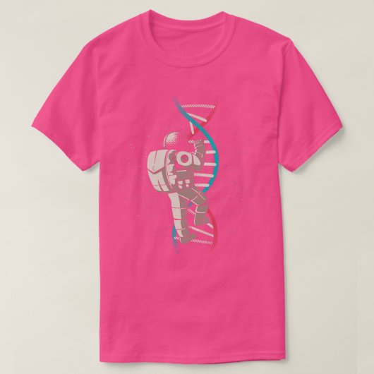 DNA Astronaut Science Trappen van Tobe Fonseca T-shirt (Design voorkant)