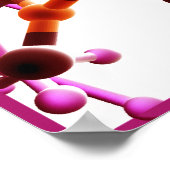 DNA-basen klein Poster (Hoek)