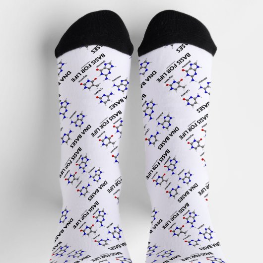 DNA-basen voor de moleculaire structuur van het le Sokken (Top)