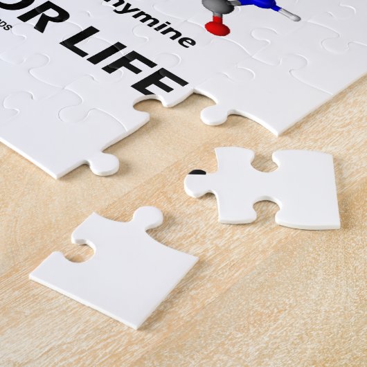 DNA basen voor leven (moleculaire structuur) Legpuzzel (Zijkant)