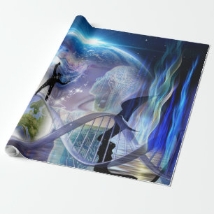 DNA-bewustmakingsontwerp Cadeaupapier