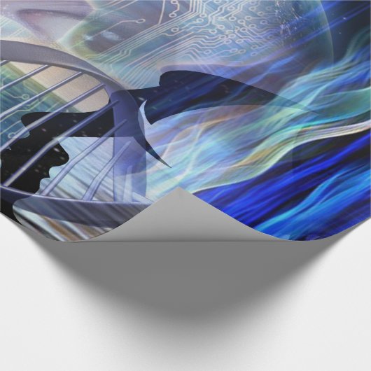 DNA-bewustmakingsontwerp Cadeaupapier (Hoek)