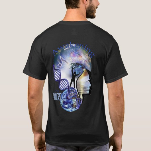 DNA-bewustmakingsontwerp T-shirt (Achterkant)