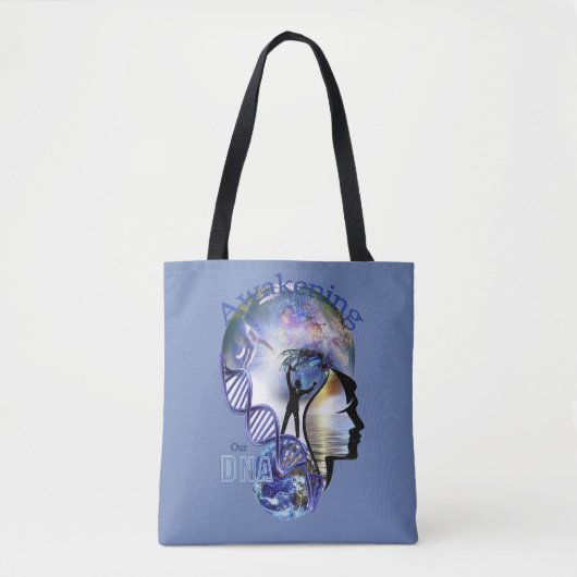 DNA-bewustmakingsontwerp Tote Bag (Voorkant)