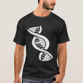 DNA Biologie Pianist Gift Klassieke Muziek Piano T-shirt (Voorkant)