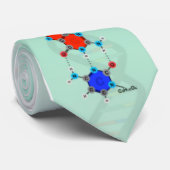 DNA "Bonded for Life"-Stropdas (Base Pair Molecule Stropdas (Opgerold)