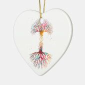 DNA-boom Keramisch Ornament (Links)