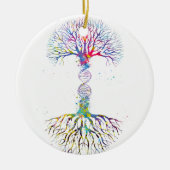 DNA-boom Keramisch Ornament (Voorkant)
