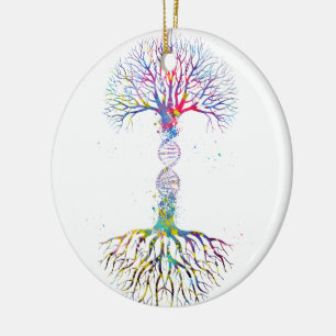 DNA-boom Keramisch Ornament